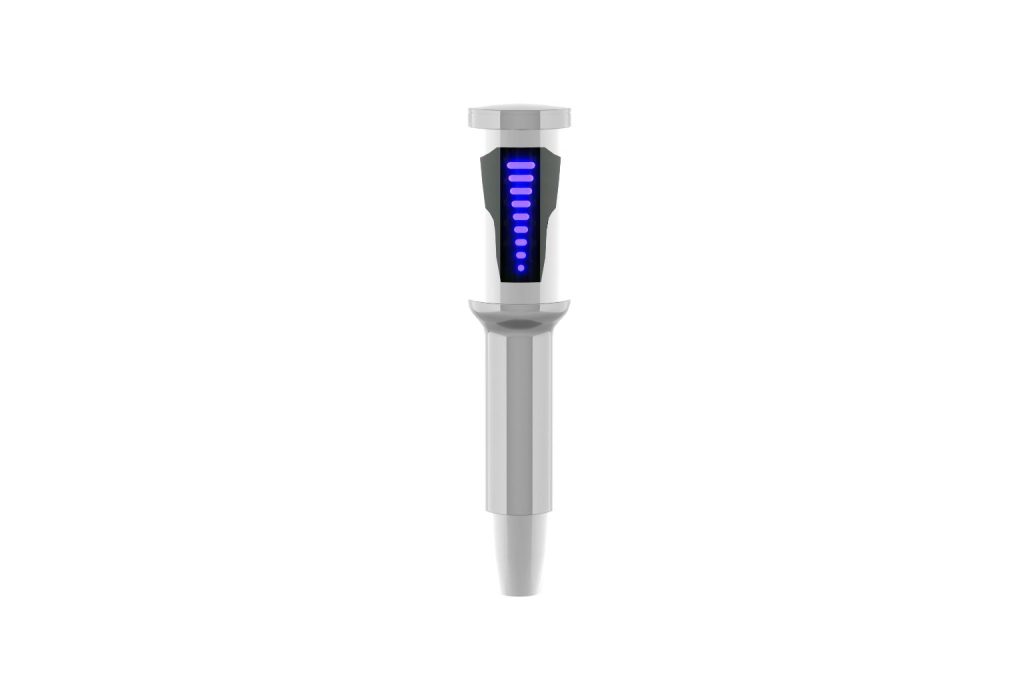 Blue LED light-therapy wand