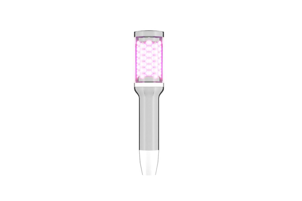 Pink LED light-therapy handpiece