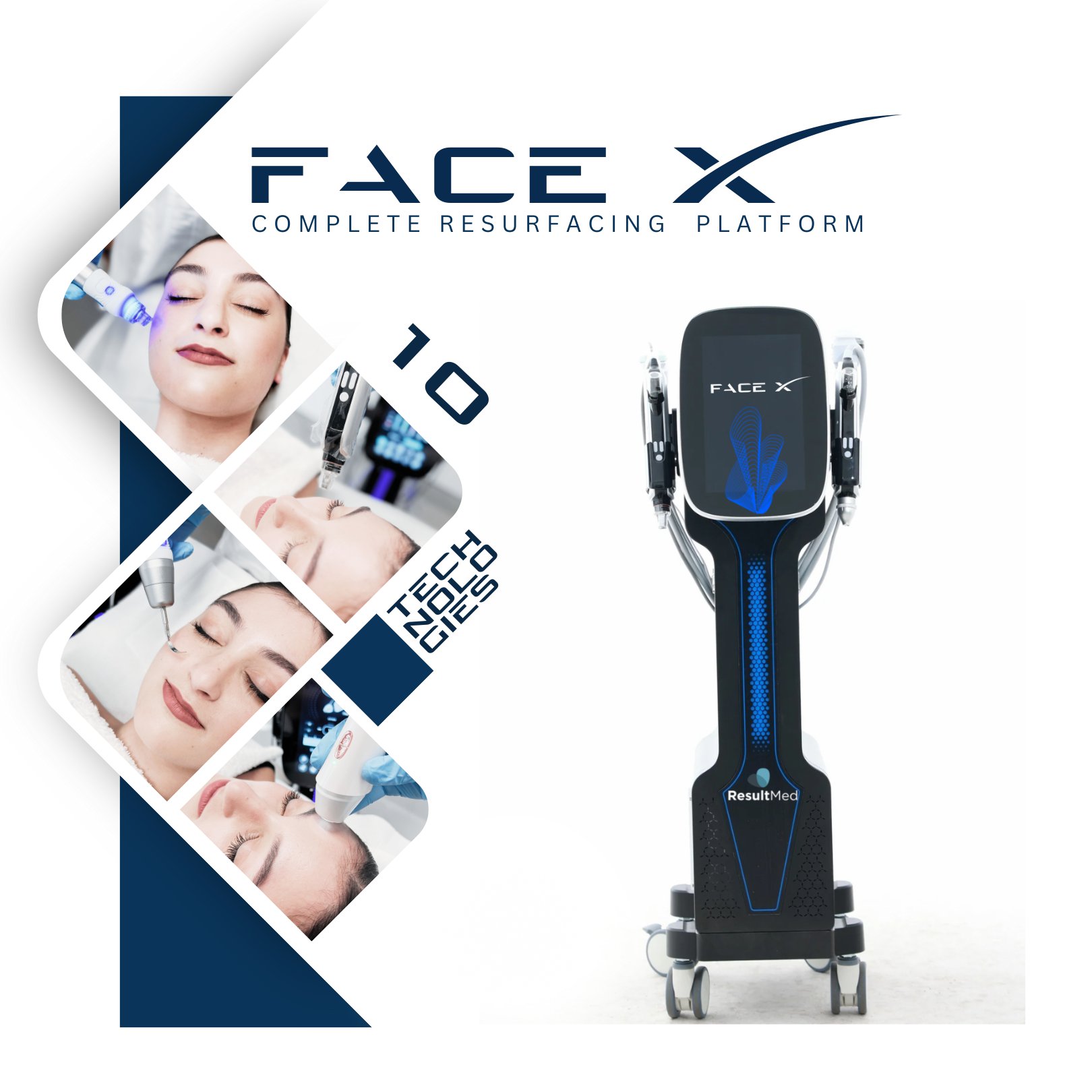 Face X complete resurfacing platform graphic
