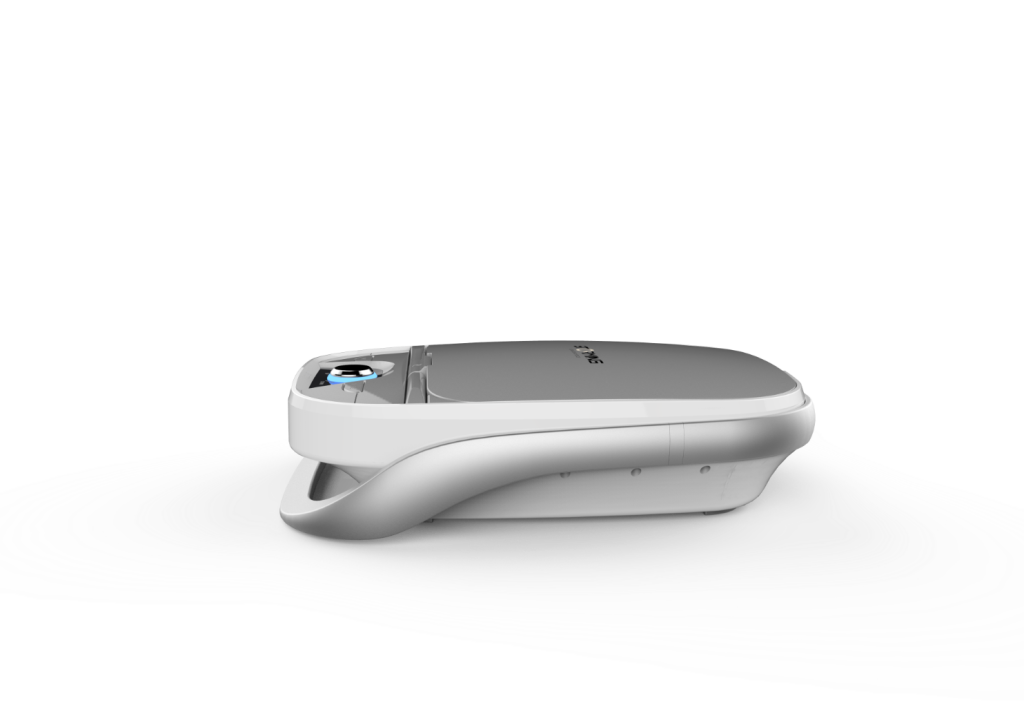 Elongated compact aesthetic treatment device