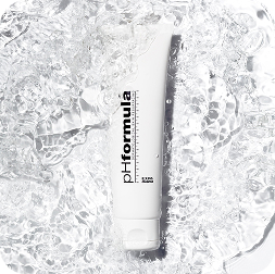 pHformula tube product on an icy water background