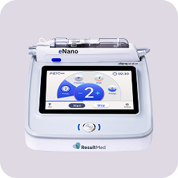 eNano mesotherapy device with touchscreen console, ResultMed