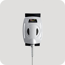 Handheld corded aesthetic body-treatment device