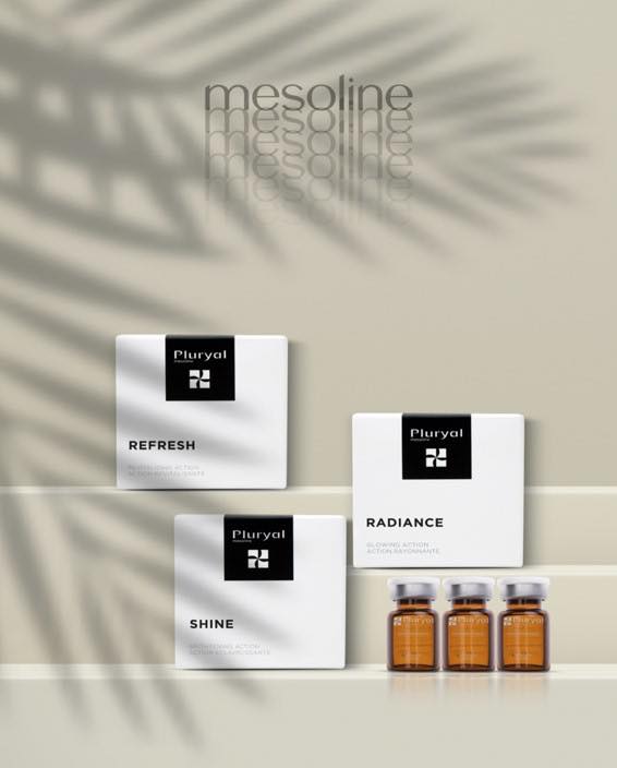 Radiance treatment boxes with amber mesotherapy vials